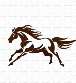 Galoppierendes Pferd
